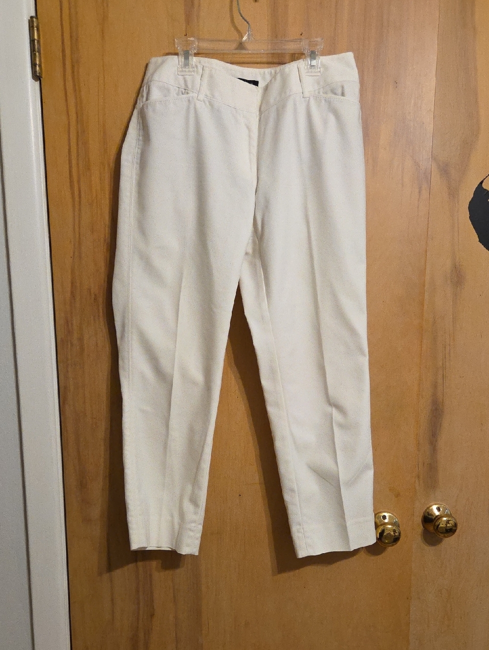 White House Black Market Ankle Pant Size 10 White
